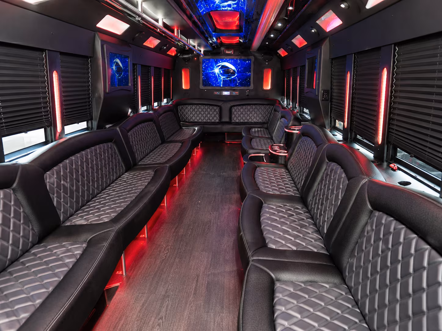 Jacksonville Bachelor & Bachelorette Transportation party bus exterior