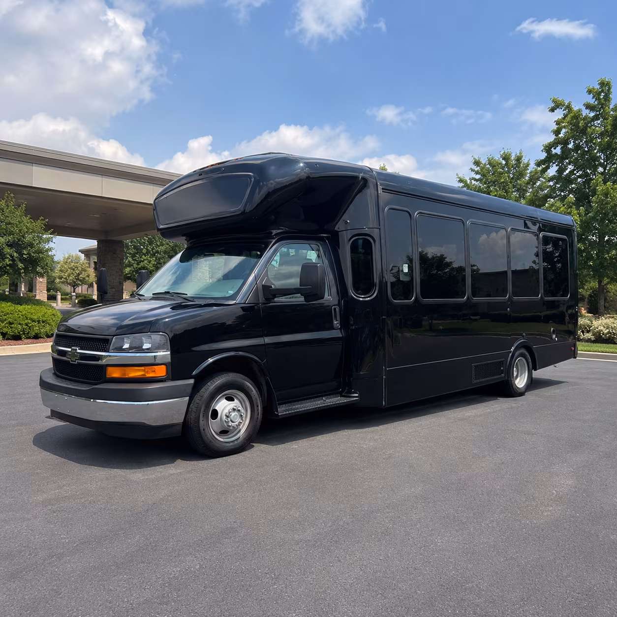 Jacksonville Birthday, Sweet 16, & Quinceañera Transportation party bus exterior