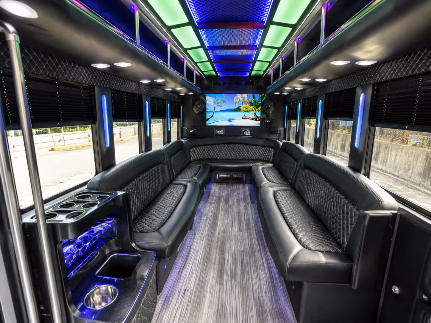 Jacksonville Concert & Music Festival Transportation party bus exterior
