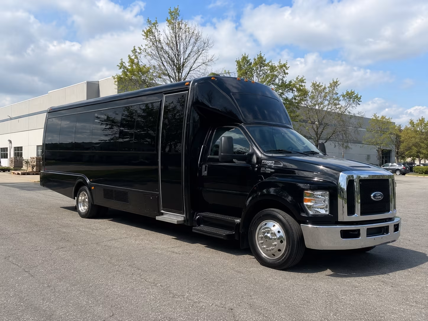 Jacksonville Private Event Transportation party bus exterior