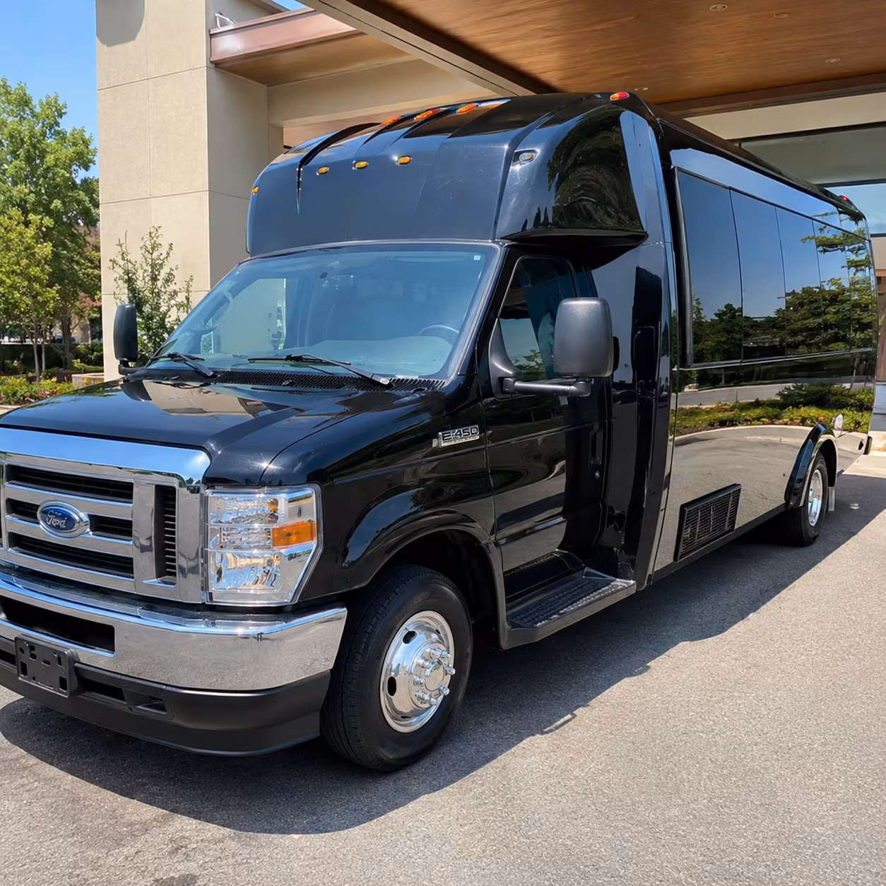 Jacksonville Private Event Transportation party bus exterior