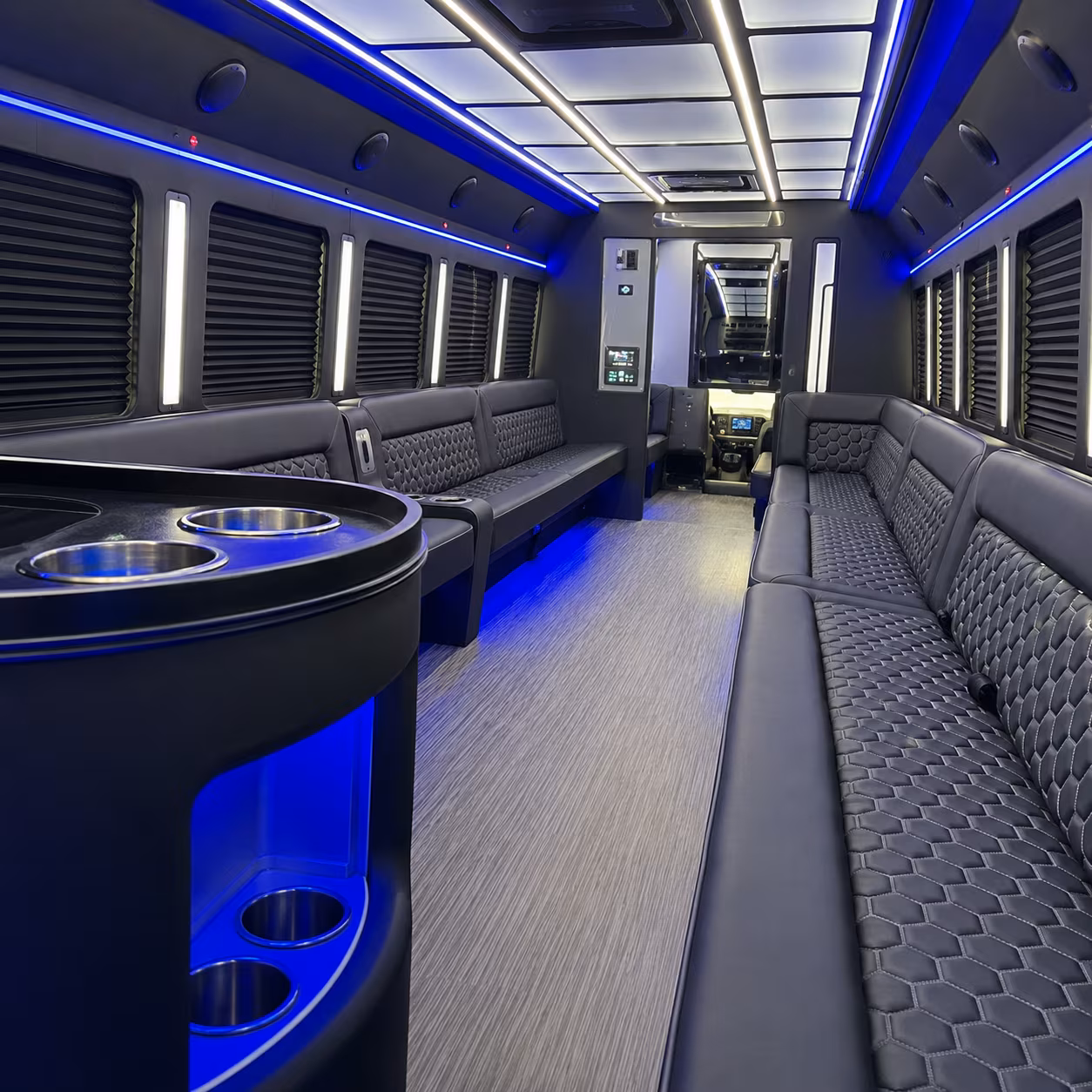 Jacksonville Prom & Homecoming Transportation party bus exterior