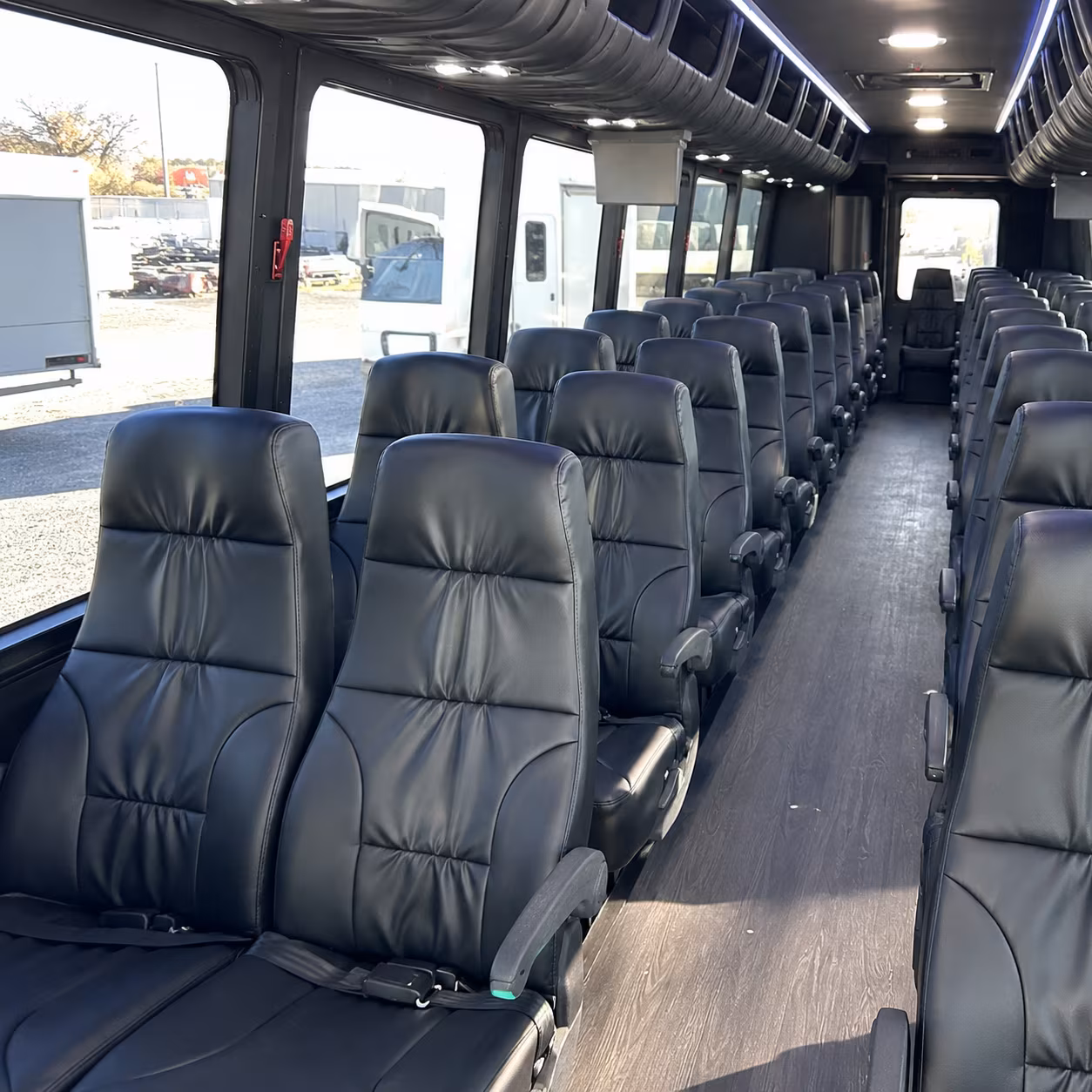 Jacksonville School Event Transportation party bus exterior