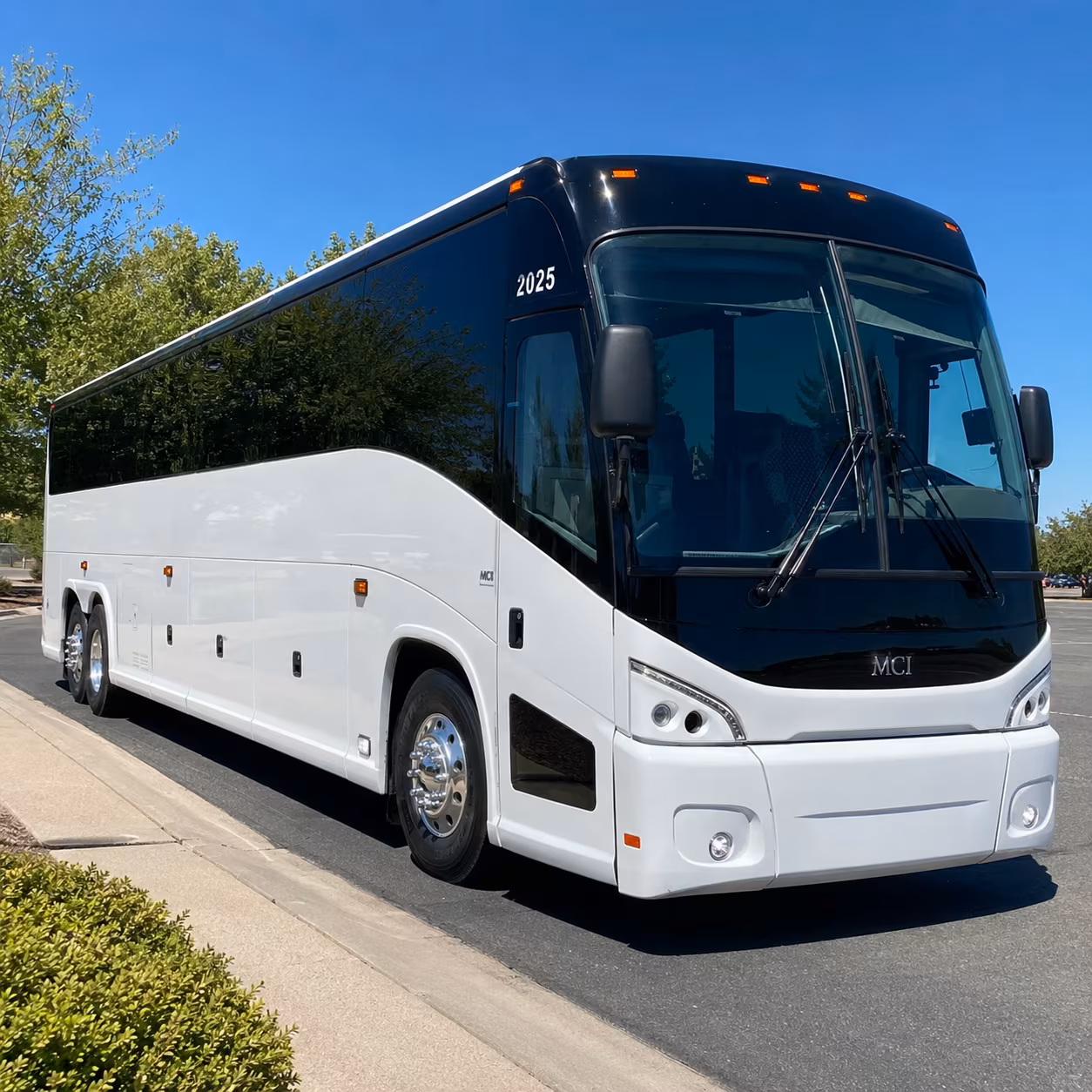 Jacksonville School Event Transportation party bus exterior