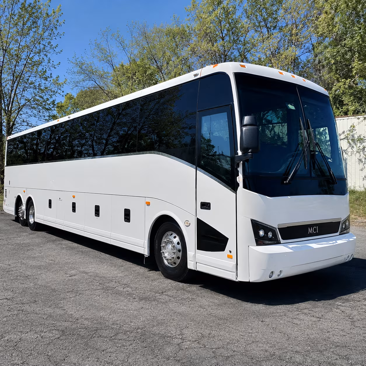 Jacksonville School Event Transportation party bus exterior