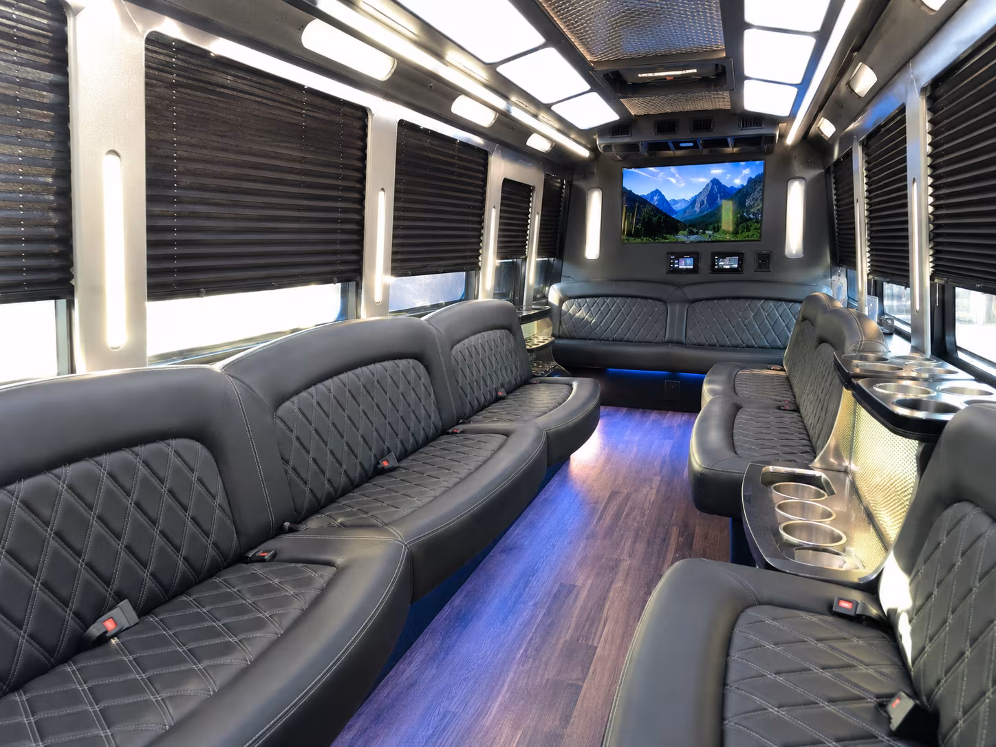 Jacksonville Sporting Event Transportation party bus exterior