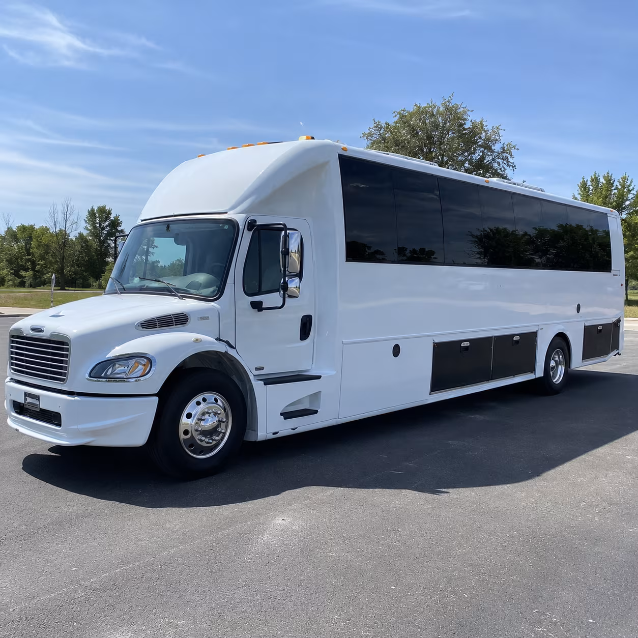 Jacksonville Wedding Transportation party bus exterior
