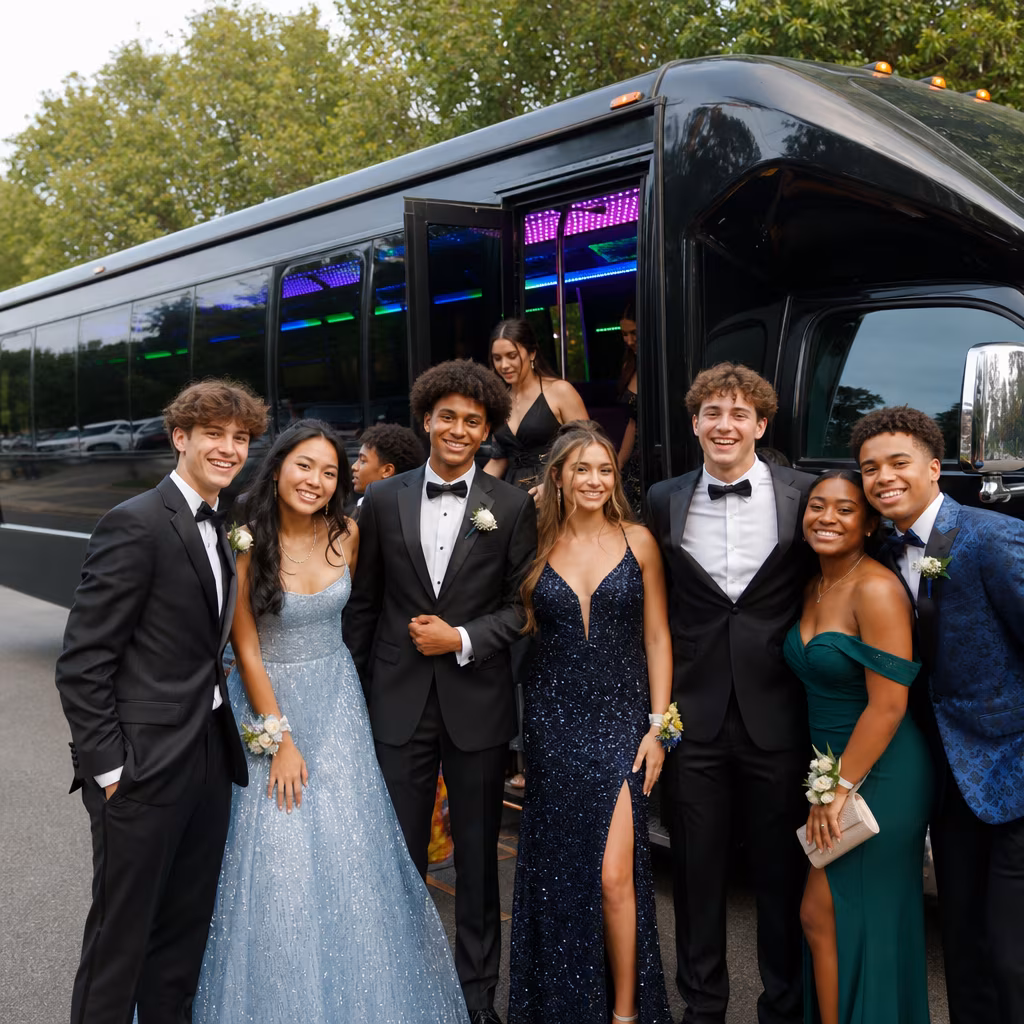 Jacksonville Prom Party Bus Rental