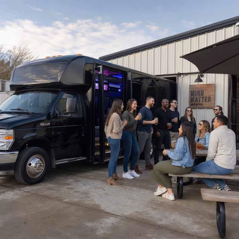 Jacksonville Winery & Brewery Tour Transportation fleet vehicle